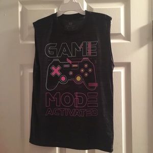 NWT tek gear M neon colors, gaming design shirt